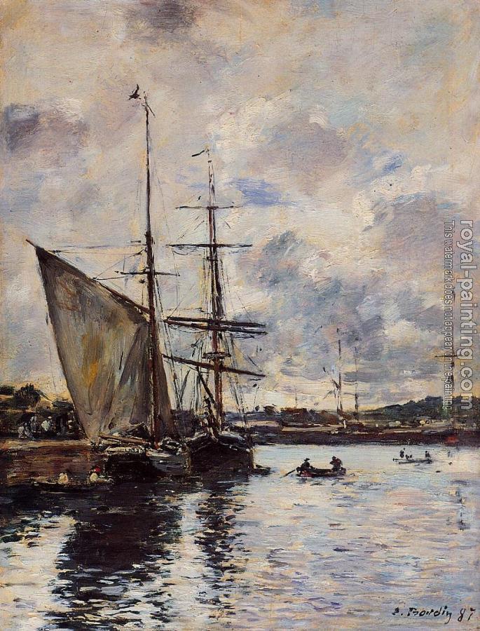 Eugene Boudin : Deauville, the Basin IV Eugene Boudin : Deauville, the Basin IV